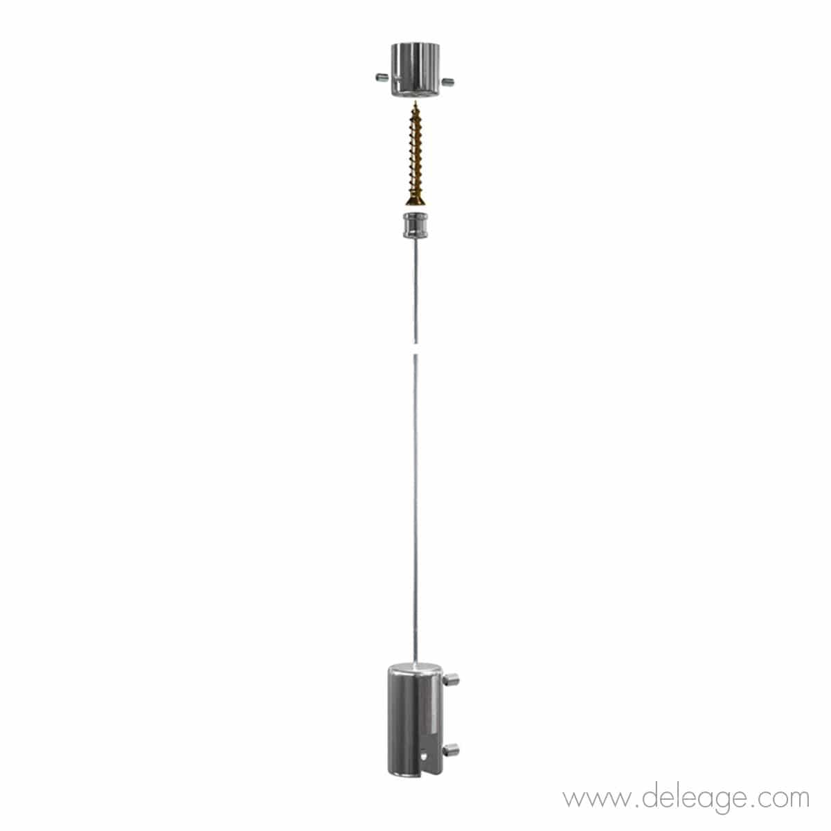 kit câble de fixation SOL/PLAFOND Ø 1,5 mm - Store Deléage